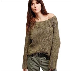 Free People Beachy Slouch Knit Sweater